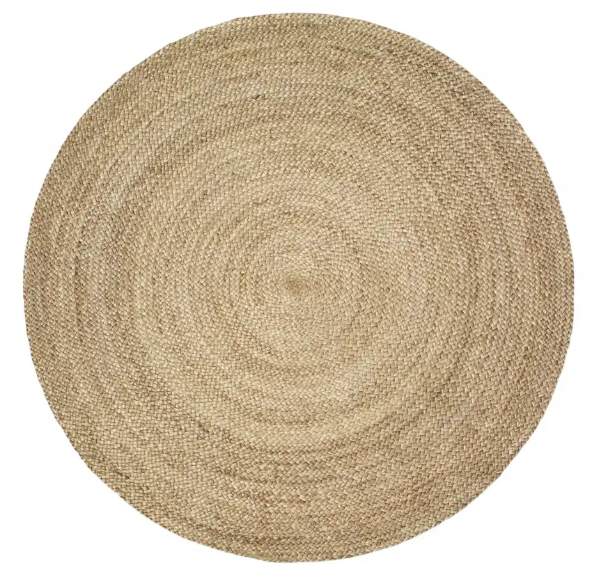 Gray Toned Natural Jute Area Rug Photo 1