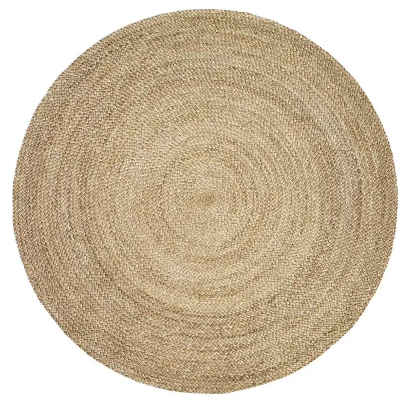 Gray Toned Natural Jute Area Rug Photo 10