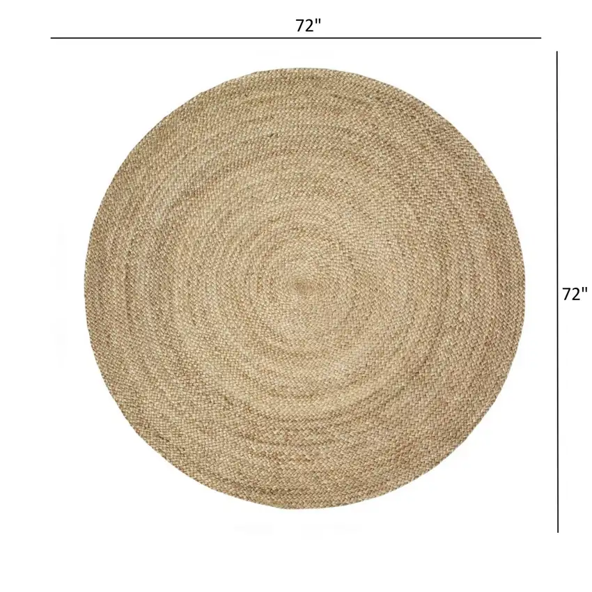 Gray Toned Natural Jute Area Rug Photo 8