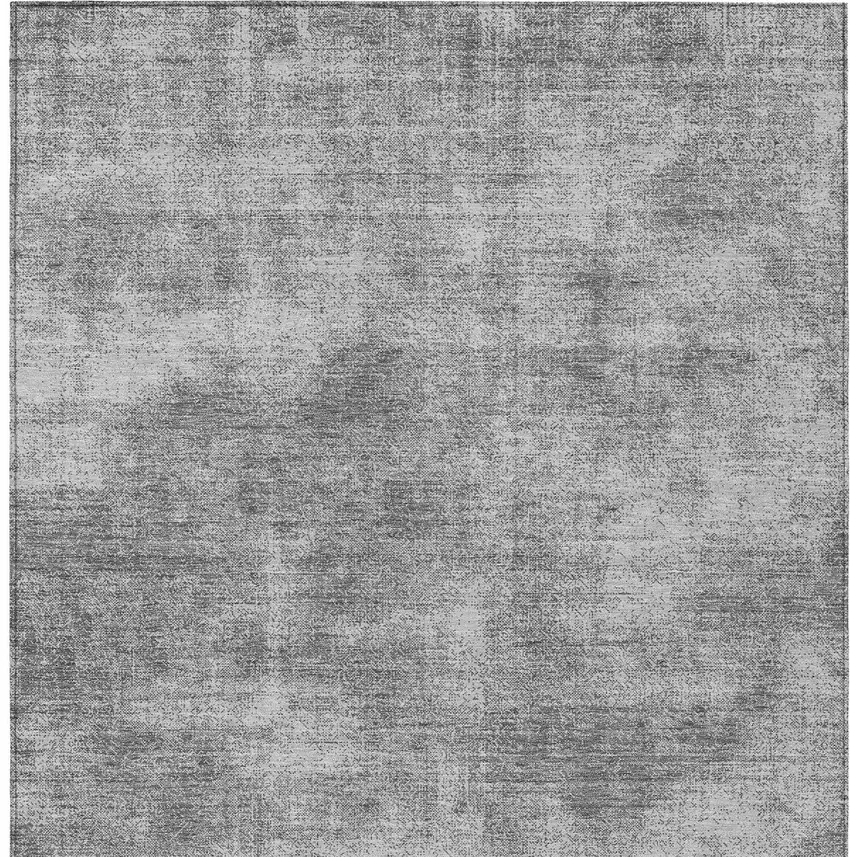 Gray Washable Indoor Outdoor Area Rug Photo 6