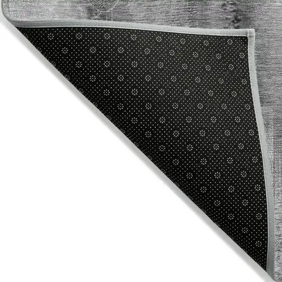 Gray Washable Non Skid Indoor Outdoor Area Rug Photo 5