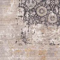 Photo of Gray Washed Out Persian Runner Rug