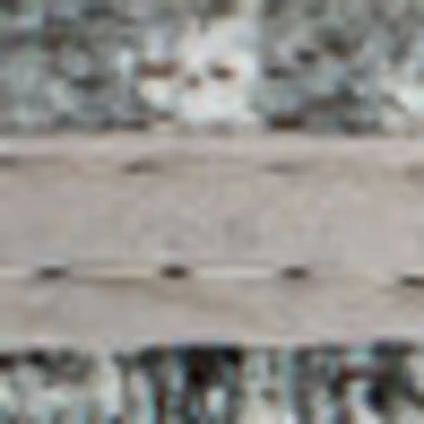 Gray White And Brown Abstract Washable Area Rug With UV Protection Photo 6