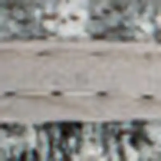 Gray White And Brown Abstract Washable Area Rug With UV Protection Photo 5