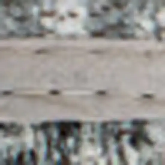 Gray White And Brown Abstract Washable Area Rug With UV Protection Photo 7