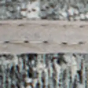 Photo of Gray White And Brown Abstract Washable Area Rug With UV Protection