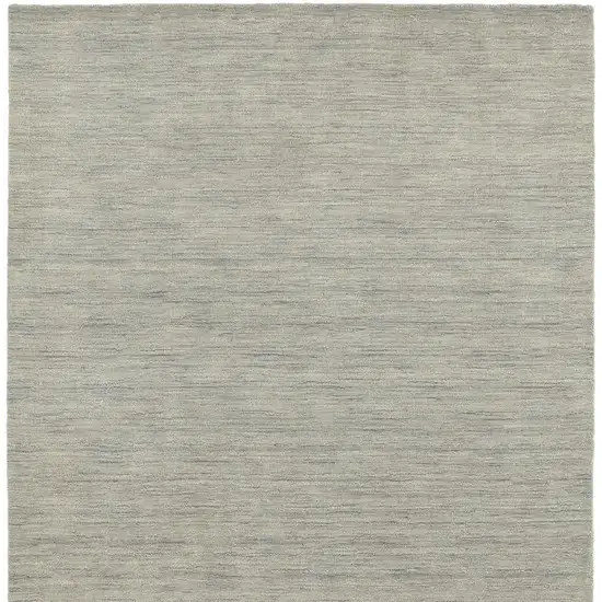 Gray Wool Hand Tufted Area Rug Photo 4