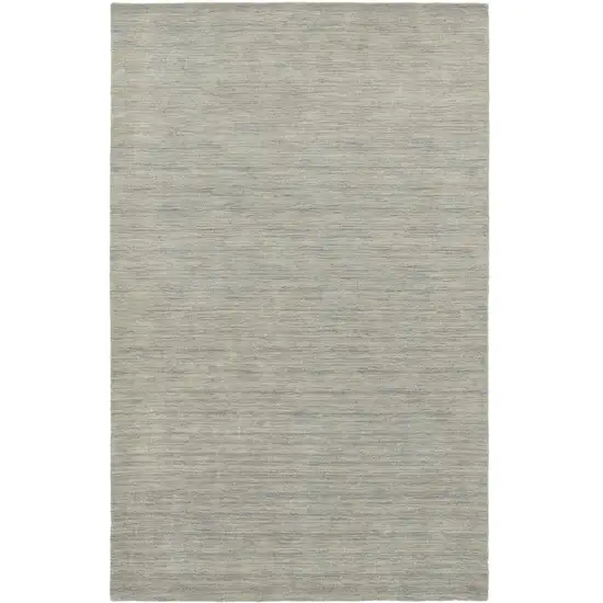 Gray Wool Hand Tufted Area Rug Photo 2
