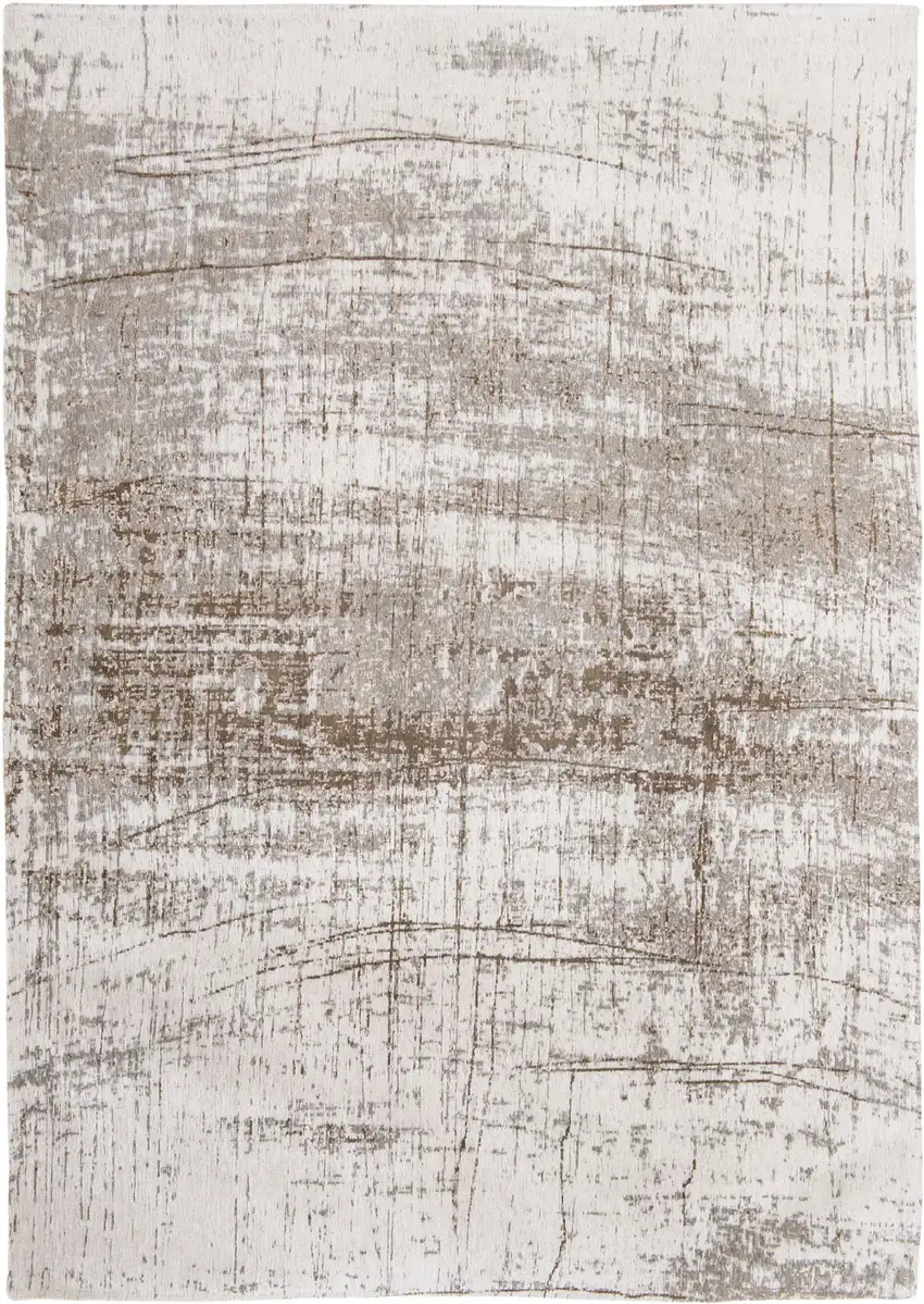 Gray and Beige Abstract Non Skid Area Rug Photo 6