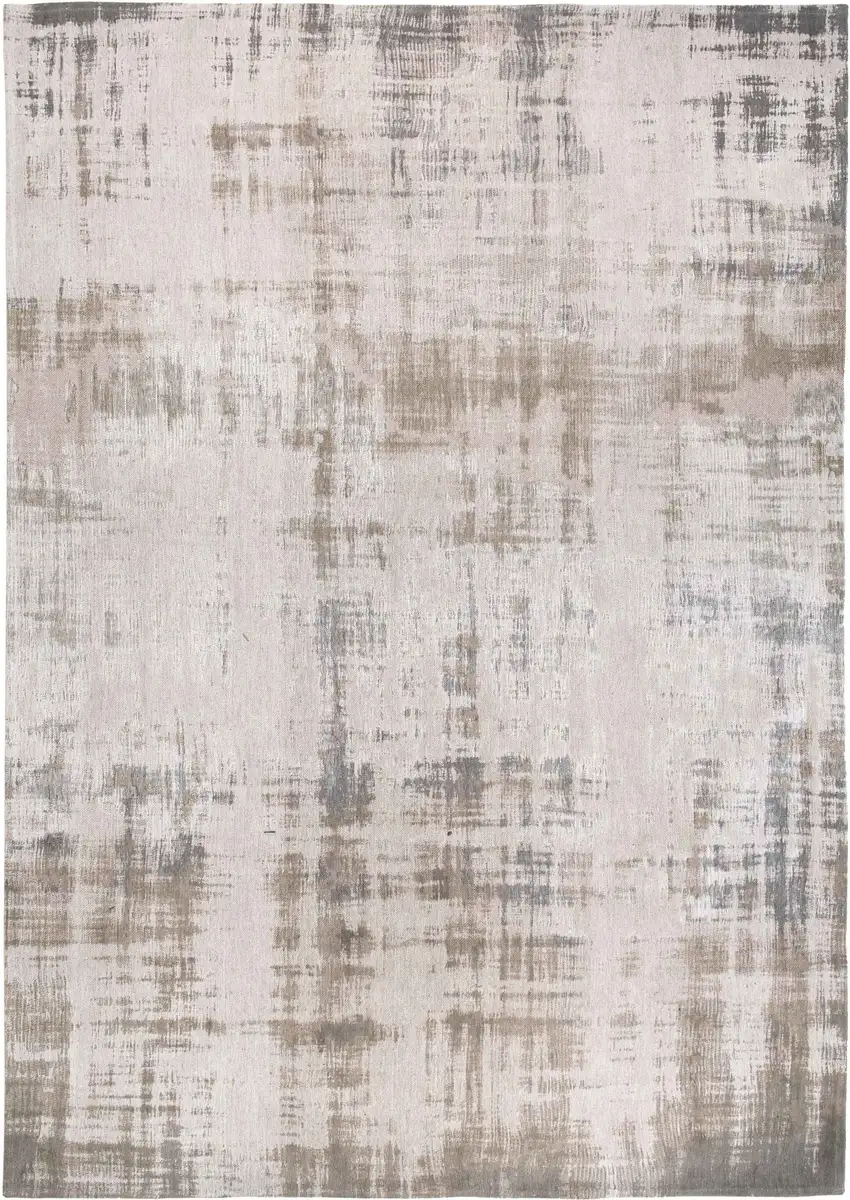 Gray and Beige Abstract Non Skid Area Rug Photo 5