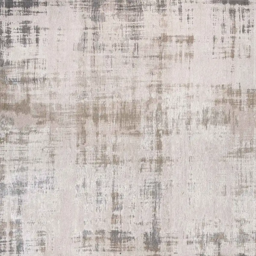 Gray and Beige Abstract Non Skid Area Rug Photo 6