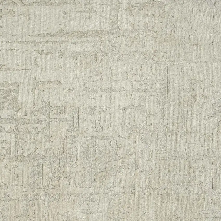 Gray and Beige Abstract Non Skid Area Rug Photo 5