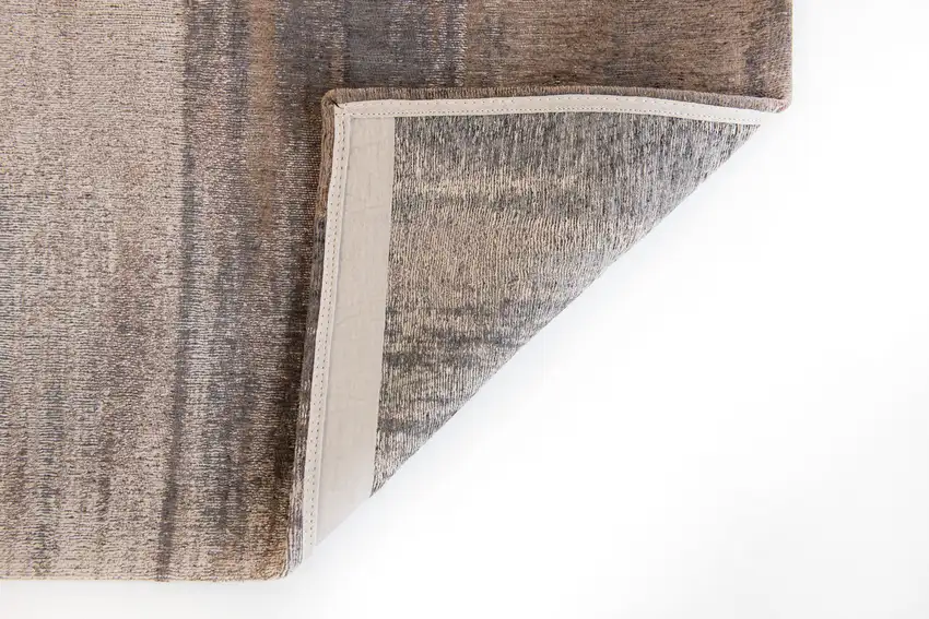 Gray and Beige Abstract Non Skid Area Rug Photo 4
