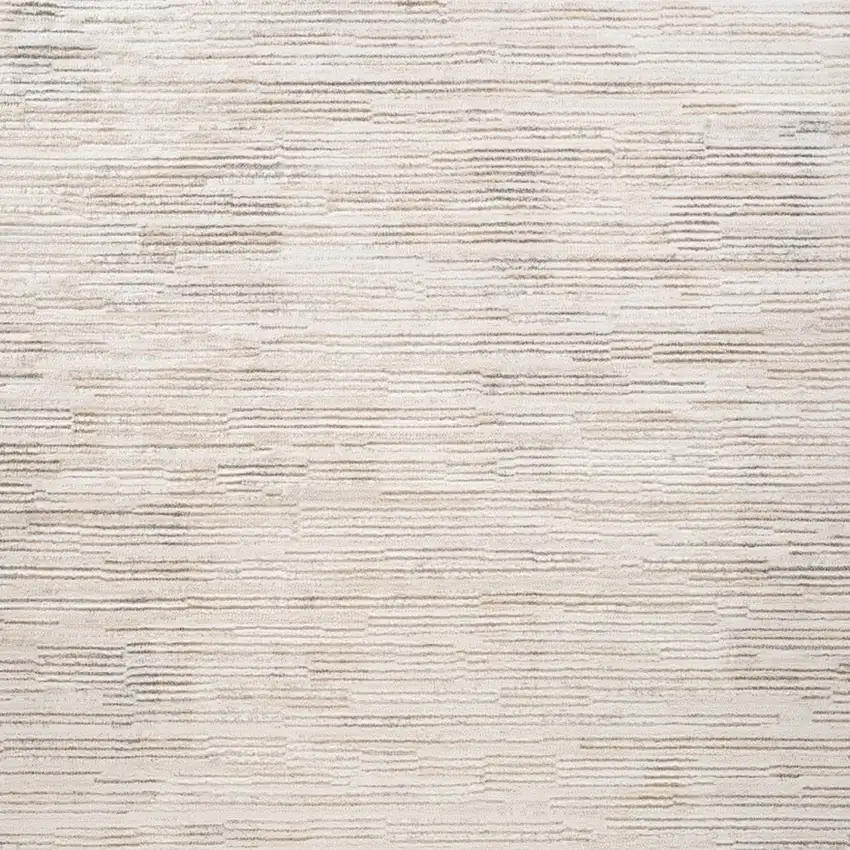 Gray and Beige Geometric Distressed Area Rug Photo 8