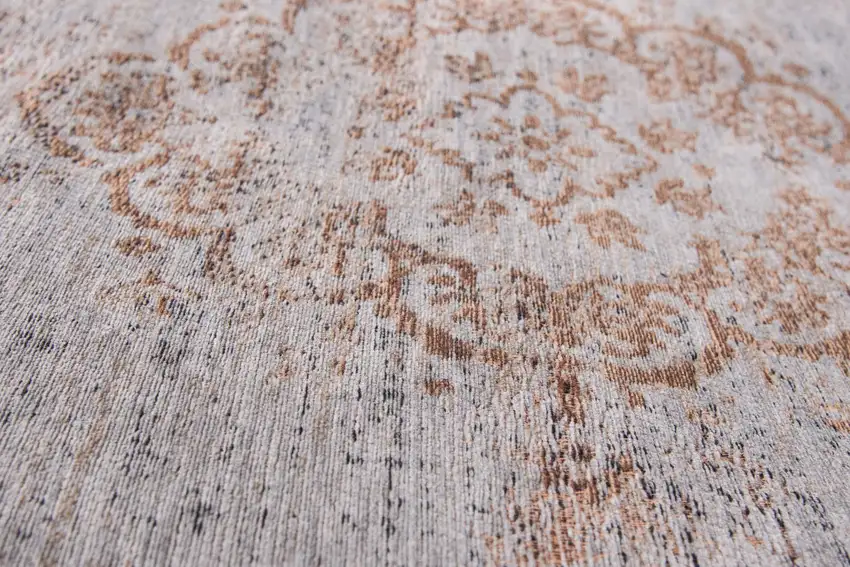 Gray and Beige Medallion Non Skid Area Rug Photo 7