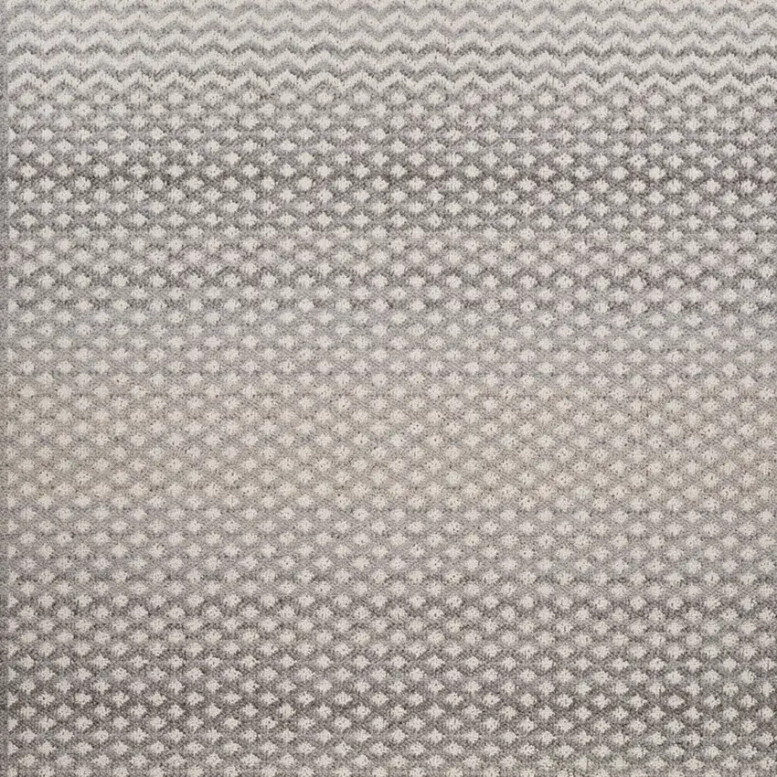 Gray and Beige Moroccan Distressed Area Rug Photo 4