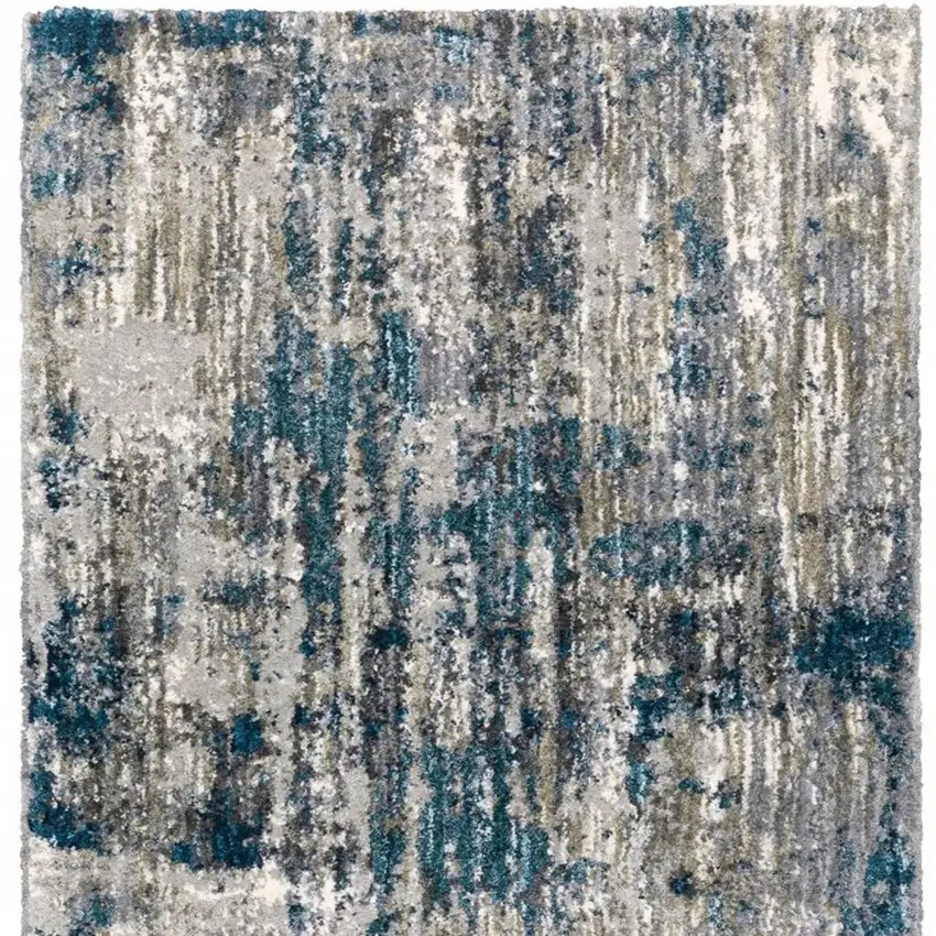 Gray And Blue Gray Skies Area Rug Photo 3