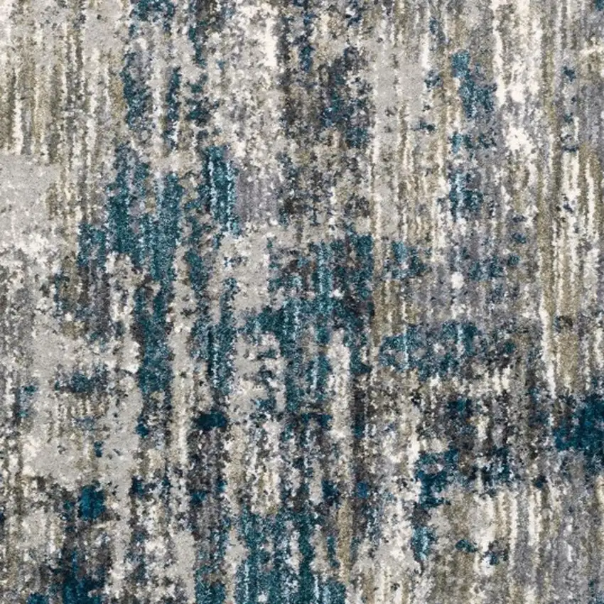 Gray And Blue Gray Skies Area Rug Photo 6
