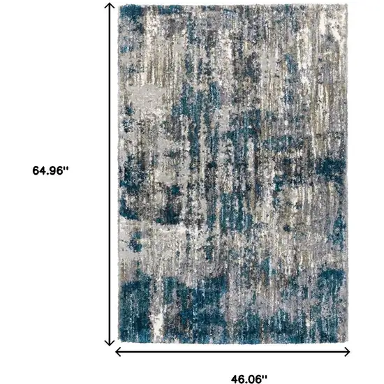 Gray And Blue Gray Skies Area Rug Photo 7