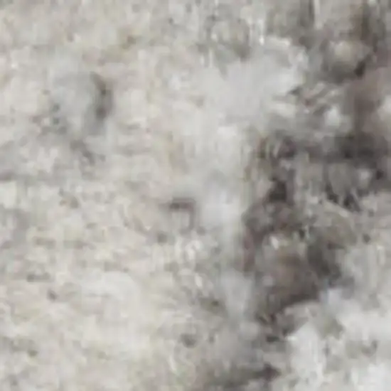 Gray and Brown Abstract Non Skid Area Rug Photo 4