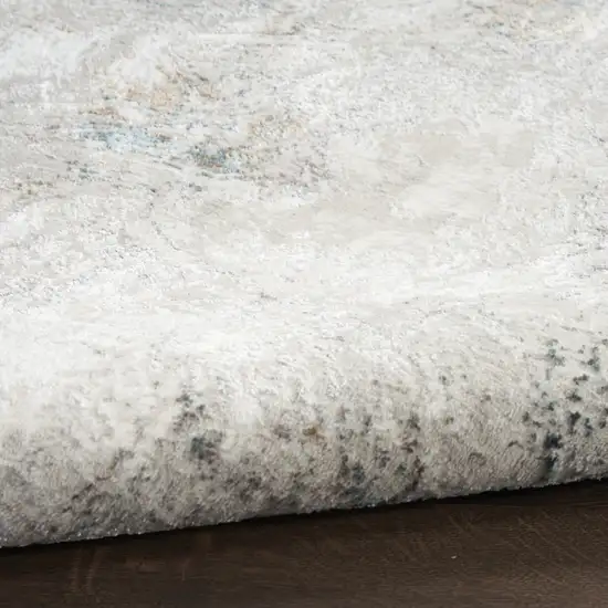 Gray and Brown Abstract Non Skid Area Rug Photo 8