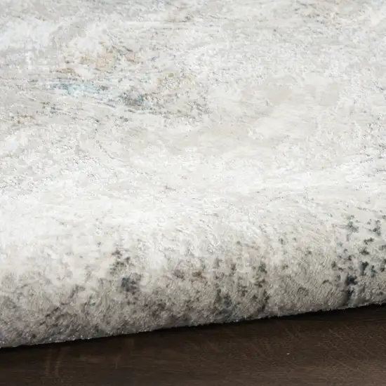 Gray and Brown Abstract Non Skid Area Rug Photo 8