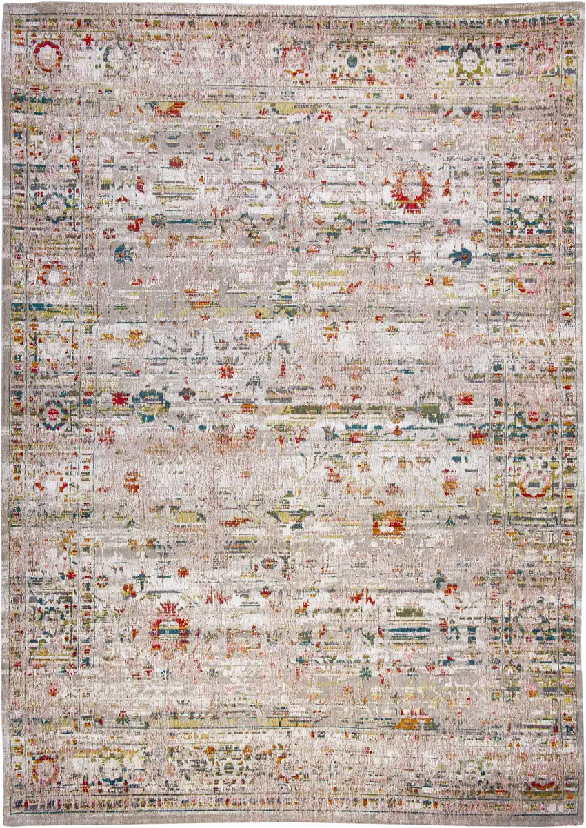 Gray and Brown Oriental Non Skid Area Rug Photo 2