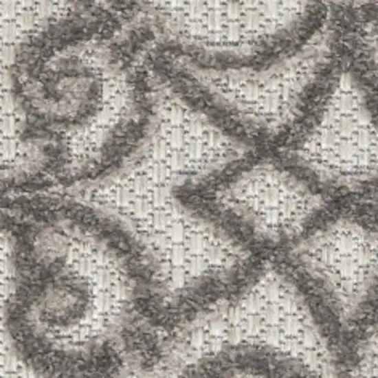 Gray Indoor Outdoor Area Rug Photo 4