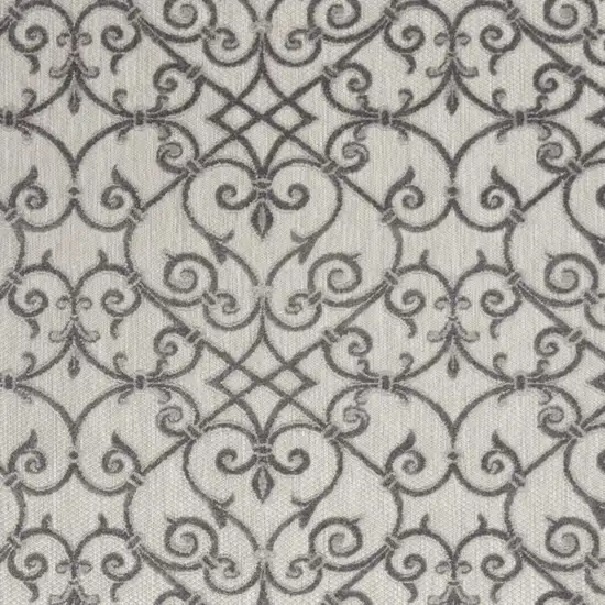 Gray Indoor Outdoor Area Rug Photo 3
