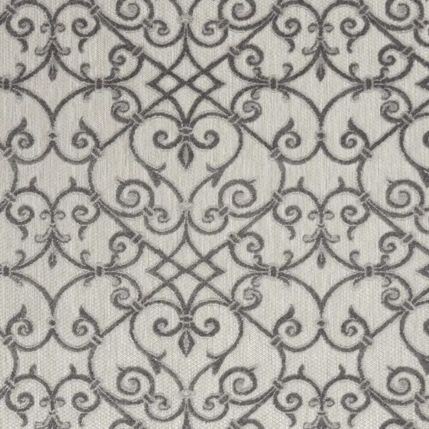 Gray Indoor Outdoor Area Rug Photo 3