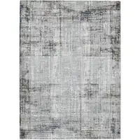 Photo of Gray and Gold Abstract Power Loom Area Rug