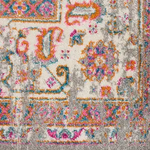 Photo of Gray and Gold Medallion Area Rug