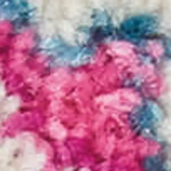 Gray And Gold Medallion Distressed Area Rug Photo 1