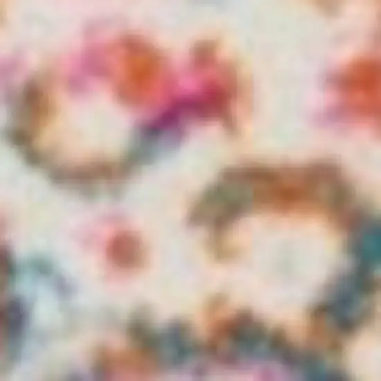 Gray And Gold Medallion Distressed Area Rug Photo 3