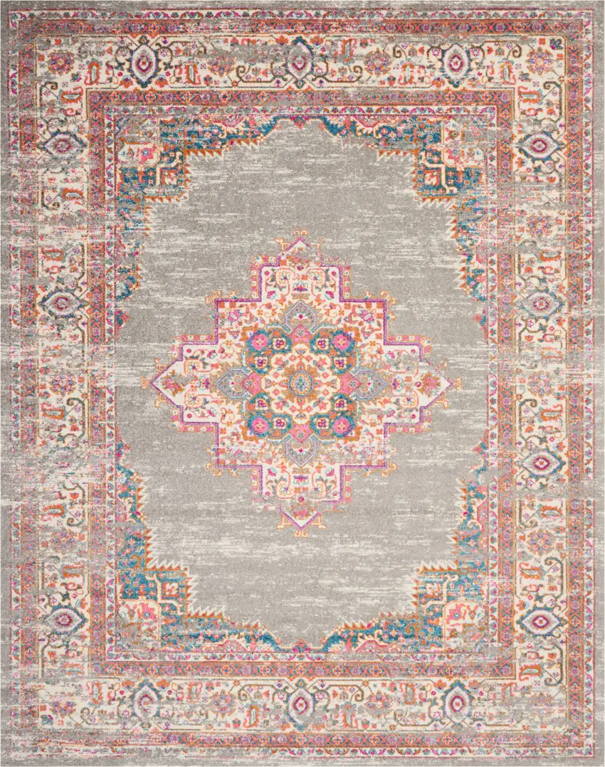 Gray Power Loom Area Rug Photo 2