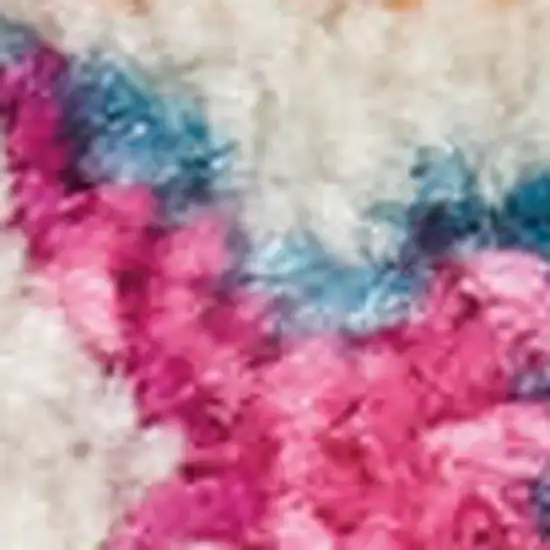 10' Gray And Gold Medallion Distressed Runner Rug Photo 1