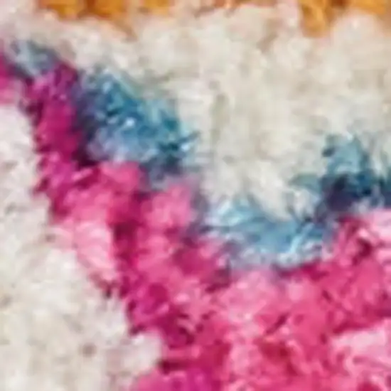 Gray And Gold Medallion Distressed Area Rug Photo 1