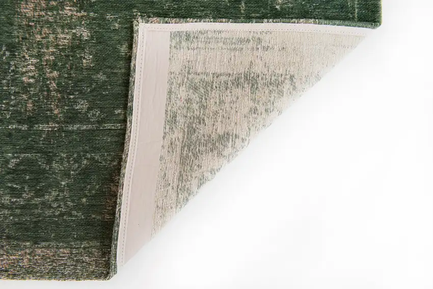 Gray and Green Medallion Non Skid Area Rug Photo 4