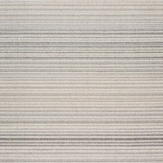 Gray and Ivory Abstract Area Rug Photo 4