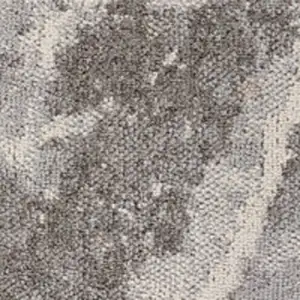 Photo of Gray and Ivory Abstract Area Rug