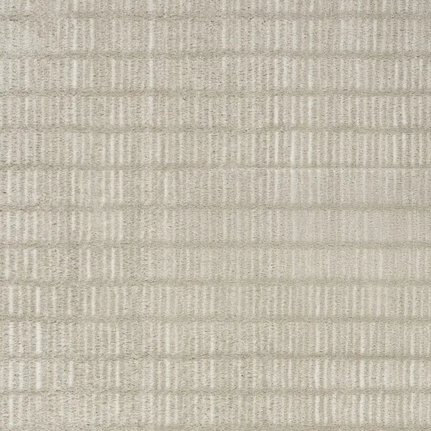 Gray and Ivory Abstract Area Rug Photo 4