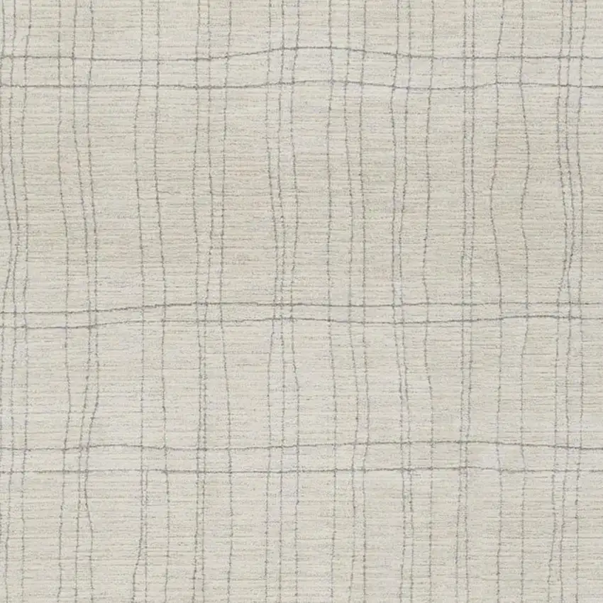 Gray And Ivory Abstract Area Rug Photo 4