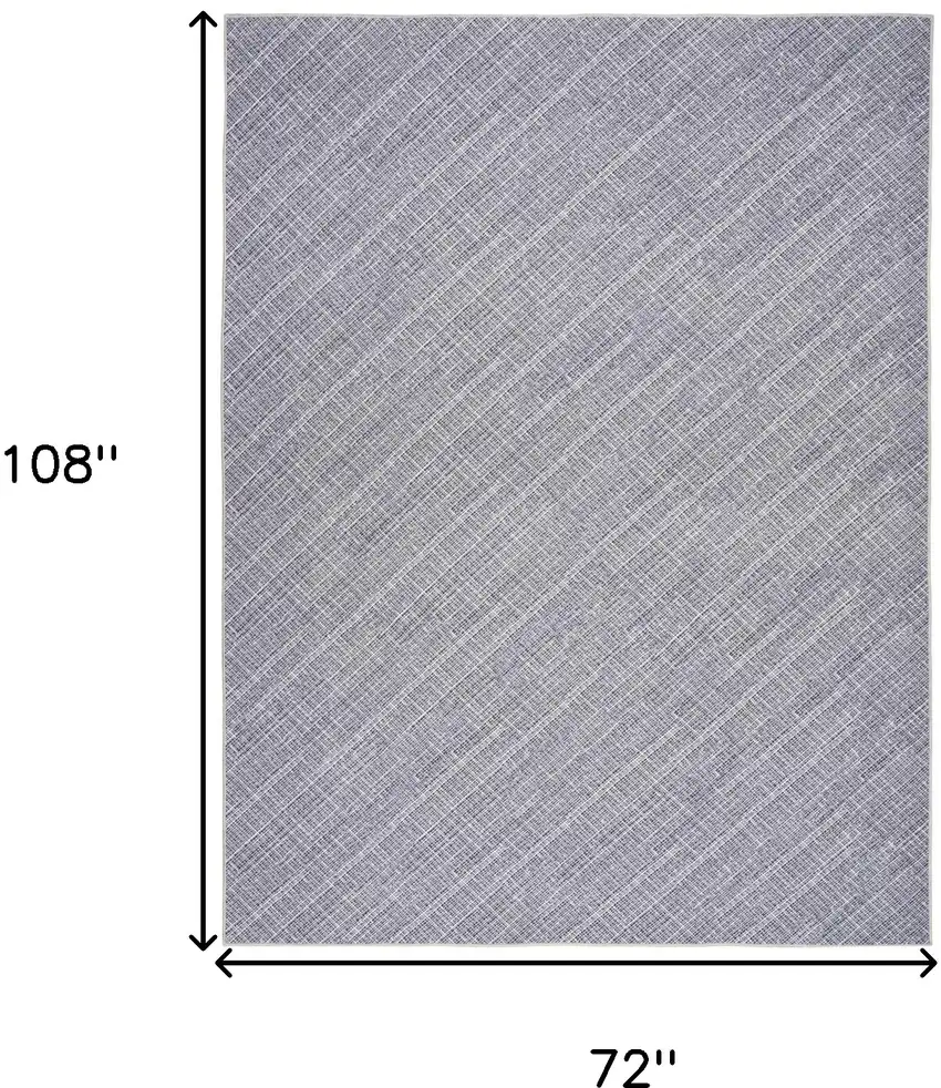 Gray and Ivory Abstract Power Loom Washable Non Skid Area Rug Photo 7