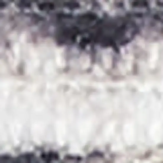 Gray and Ivory Abstract Power Loom Washable Non Skid Area Rug Photo 1