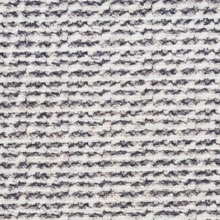 Gray and Ivory Abstract Power Loom Washable Non Skid Area Rug Photo 1
