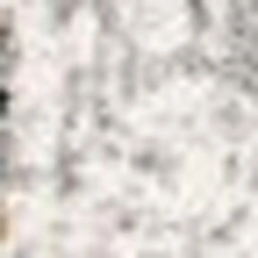 Gray and Ivory Abstract Runner Rug Photo 7