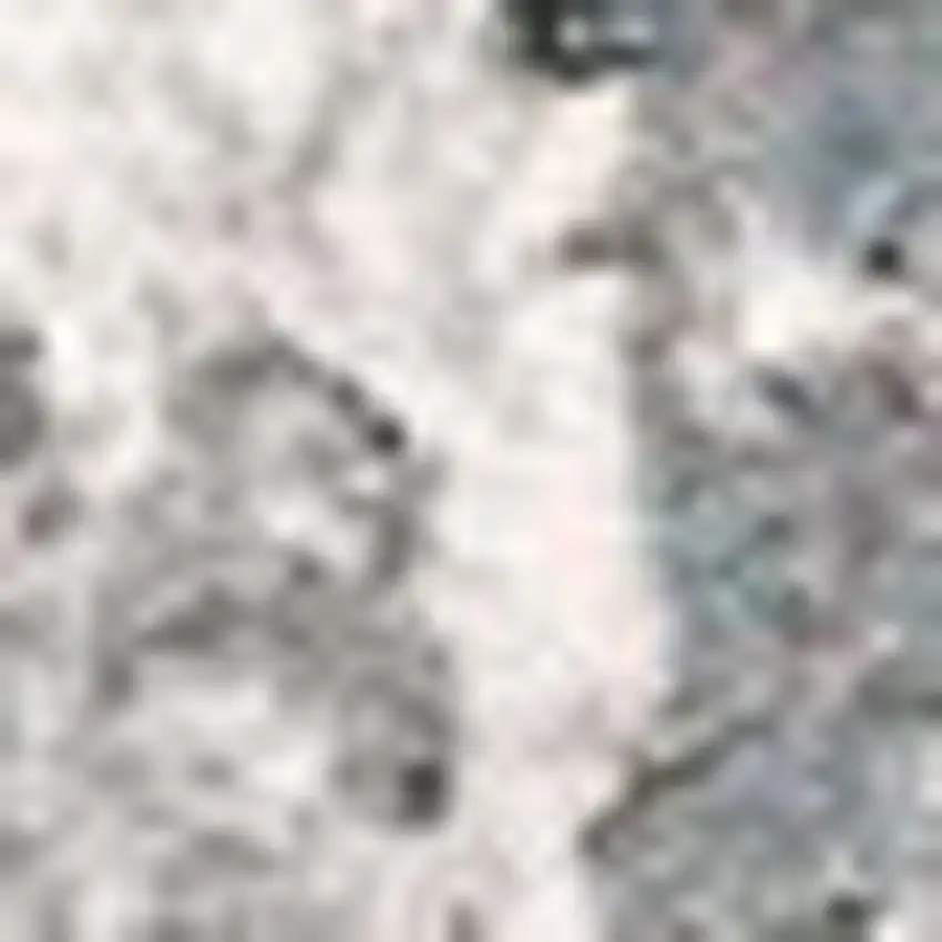 2' X 13' Gray And Ivory Abstract Runner Rug Photo 8