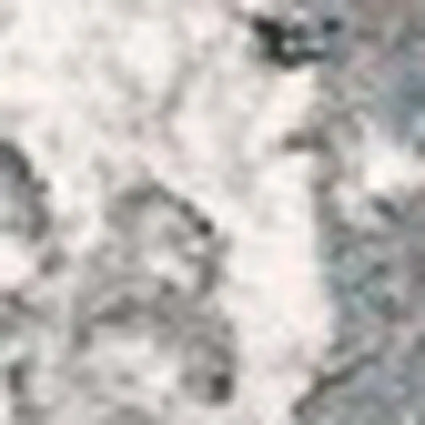 2' X 20' Gray And Ivory Abstract Runner Rug Photo 8
