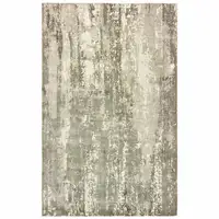 Photo of Gray and Ivory Abstract Splash Indoor Area Rug