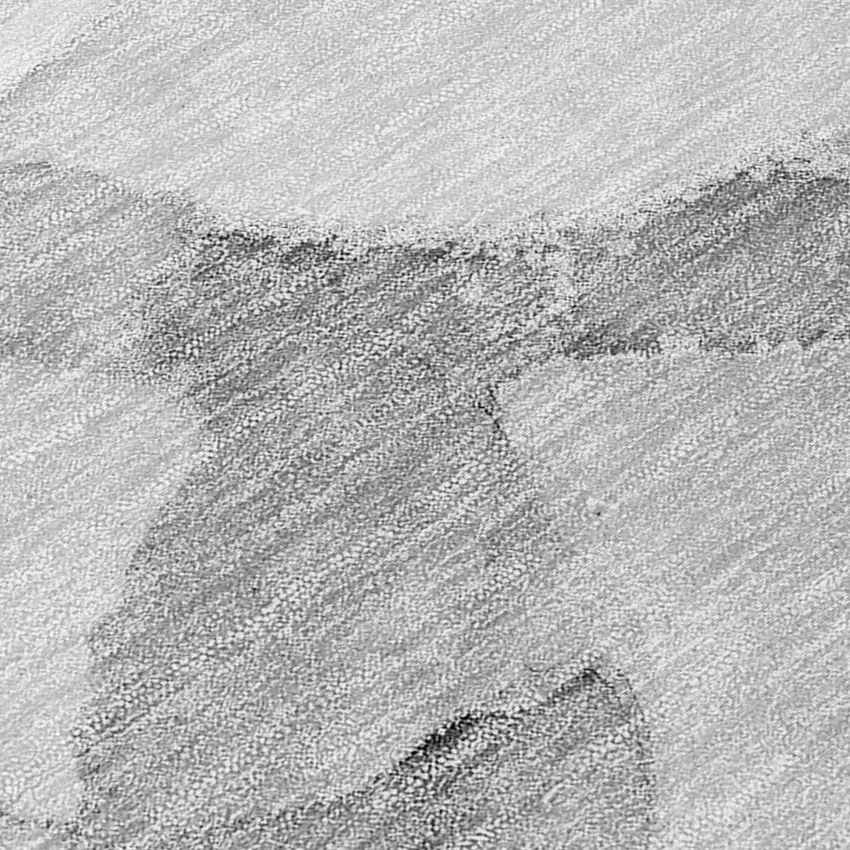 Gray and Ivory Abstract Washable Non Skid Indoor Outdoor Area Rug Photo 8